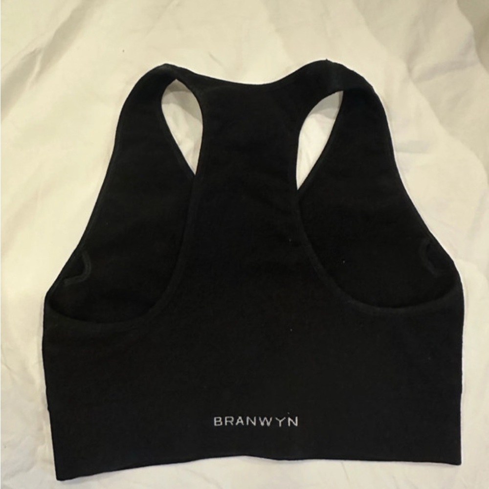 Black Racerback Women's Top - Picture 2 of 4